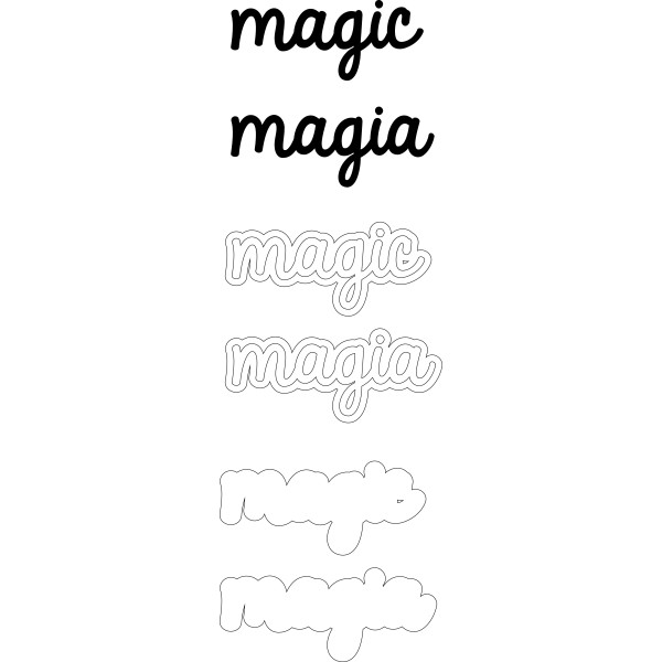 File Da Taglio - Magia, Magic