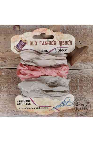 old fashion ribbons -set of 3 pieces