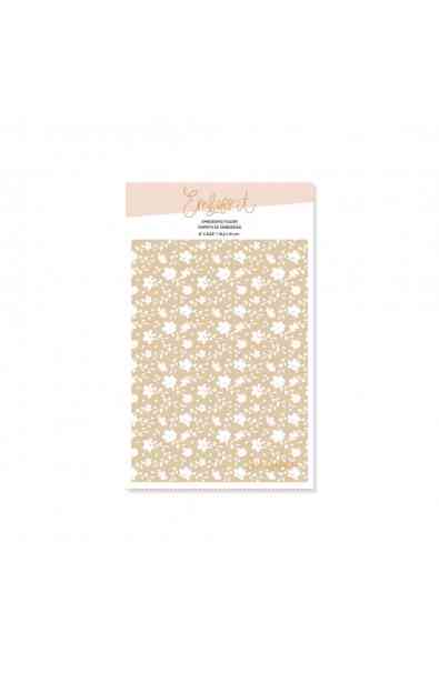 Embossing Folder -  PEONIAS