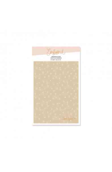 Embossing Folder -  CORAZONES