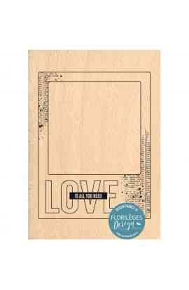 Liberty - Timbro in legno GRAND POLA LOVE