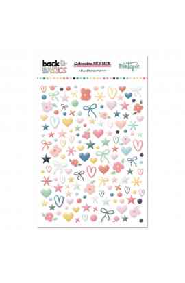 Back to Basic - Puffy stickers Summer