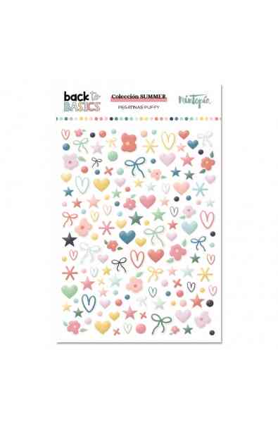 Back to Basic - Puffy stickers Summer