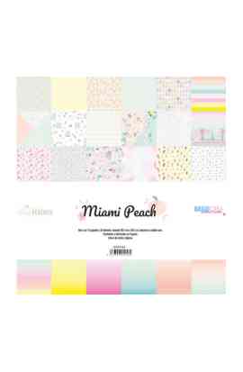 Miami Peach - Pad 12 carte 12x12" Bifacciali