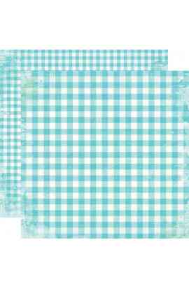 Simple Vintage Life in Bloom - Ginghams Kit 12x12"