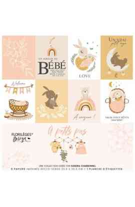 A petits pas GIRL - Kit 6 carte