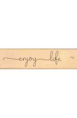 A petits pas - Timbro in legno FIL ENJOY LIFE