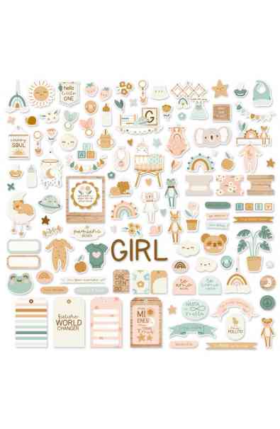 Baby Bloom - Die cuts Girl