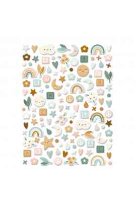 Baby Bloom - Puffy Stickers