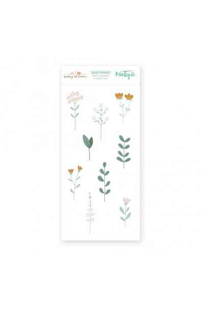 Baby Bloom - Timbro e fustella Flores y ramas