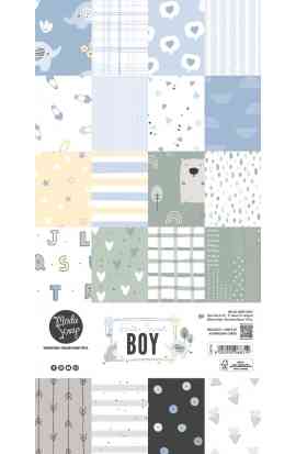 Hello Sweet Boy - Kit Carte 6x12"