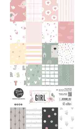 Hello Sweet Girl - Kit Carte  6x12"