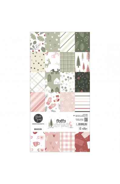 Fluffy Christmas - Kit Carte 6x12"