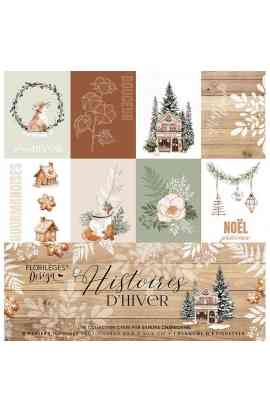 Histoires d'hiver - Kit 8 carte