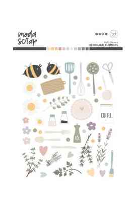 Herbs and Flowers - Puffy Stickers