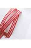 Alua Cid - Nastro Vichy 10 mm Rosso