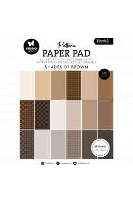 Essentials Pattern Paper Pad Shades of Brown