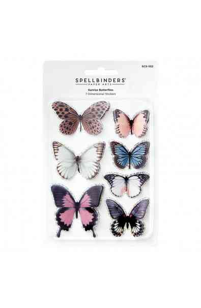 Stickers Sunrise Butterflies