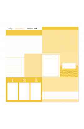 Back to Basic - Tarjeta 12x12" - Amarillo