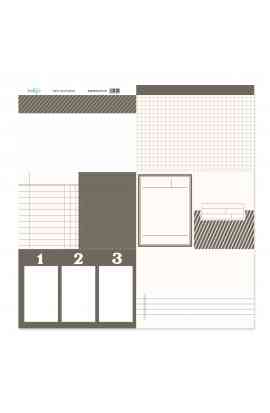 Back to Basic - Tarjeta 12x12" - Beige