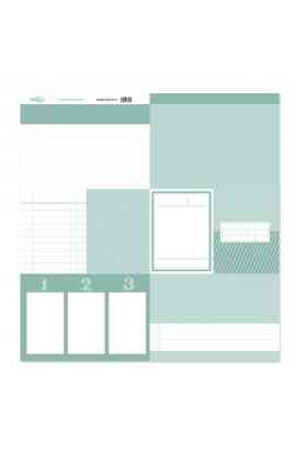 Back to Basic - Tarjeta 12x12" - Mint