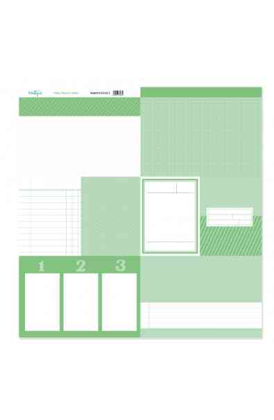 Back to Basic - Tarjeta 12x12" - Verde