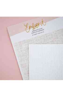 Embossing Folder - TEJIDO