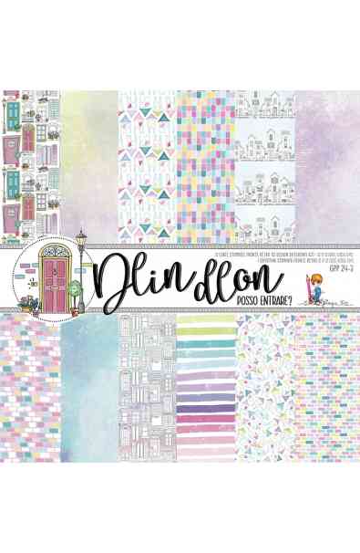 Dlin Dlon - Kit carte 12x12"