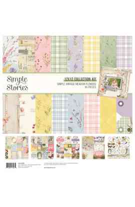 Simple Vintage Meadow Flowers - Collection Kit