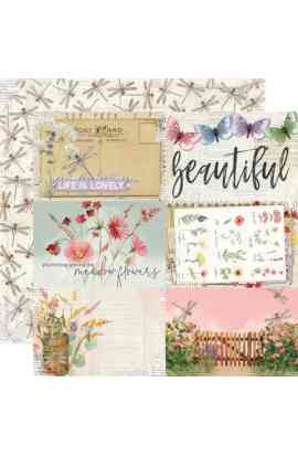 Simple Vintage Meadow Flowers - Collection Kit