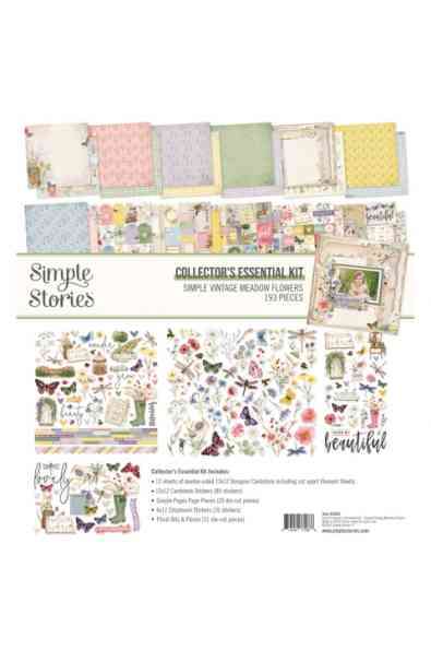 Simple Vintage Meadow Flowers - Collector's Essential Kit