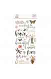 Simple Vintage Meadow Flowers - Foam Stickers