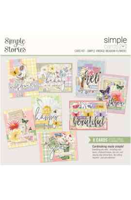 Simple Vintage Meadow Flowers - Simple Cards Kit