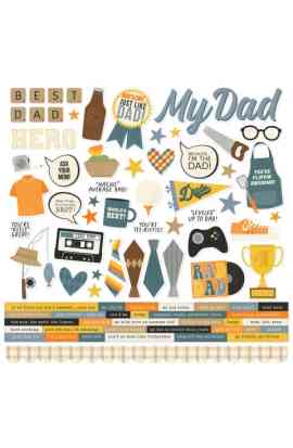 Father's Day - Stickers 12x12"