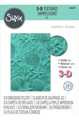 Embossing Folder 3D Texture Impressions Under the sea by Kathrin Breen