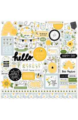 Happy as can Bee - Stickers 12x12"