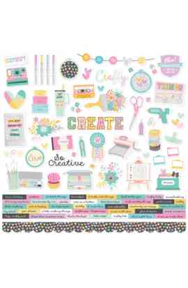 Crafty Things - Stickers 12x12"