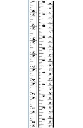 Embossing Folder Ruler