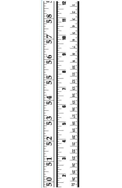 Embossing Folder Ruler