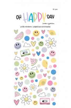 Oh Happy Day - Puffy stickers Forme