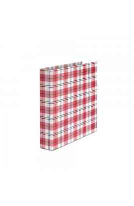 Raccoglitore ad anelli PREZZO PROMO - Plaid Rosso