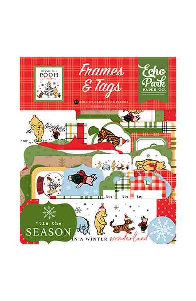 Winnie the Pooh Christmas - Frames & Tags