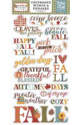 Sweater Weather - Chipboard Word & Phrases