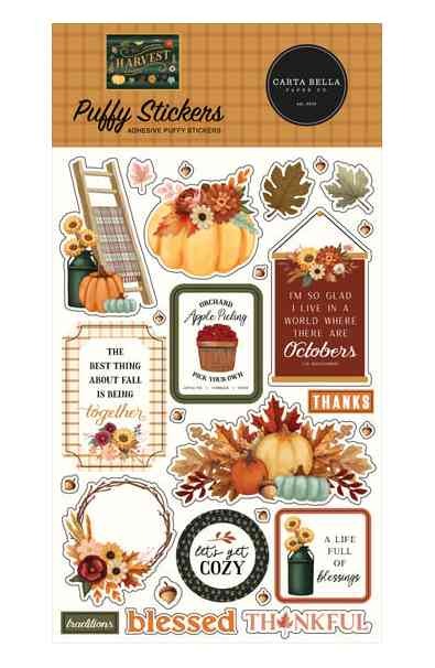 Harvest - Puffy Stickers