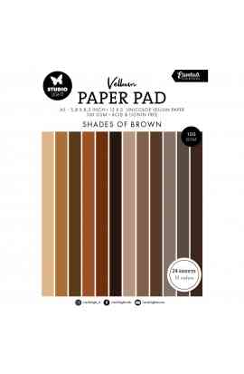 Essentials Vellum Pad Shades of brown