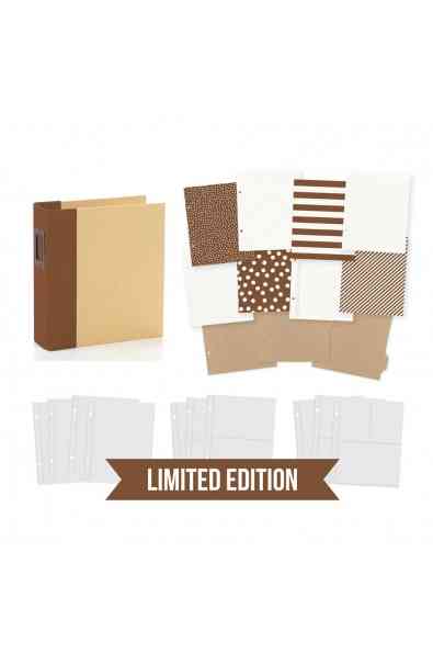 Sn@p Binder 6x8" Brown Limited Edition