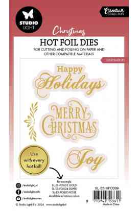 Piatto per Hot Foil Sentiments Christmas (Merry Christmas)