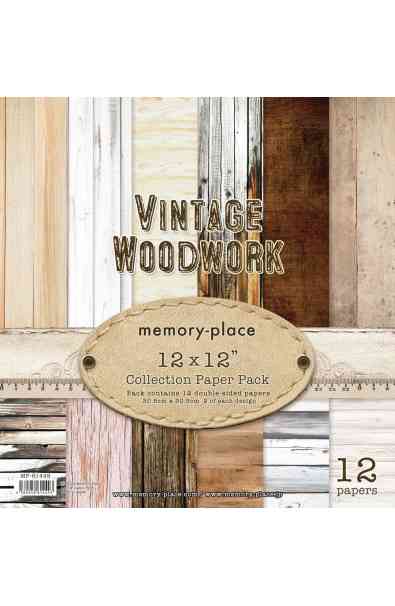 Vintage Woodwork - Pad 12x12"