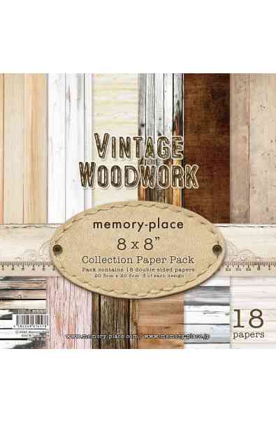 Vintage Woodwork - Pad 8x8"