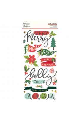 Santa's Village - Foam Stickers